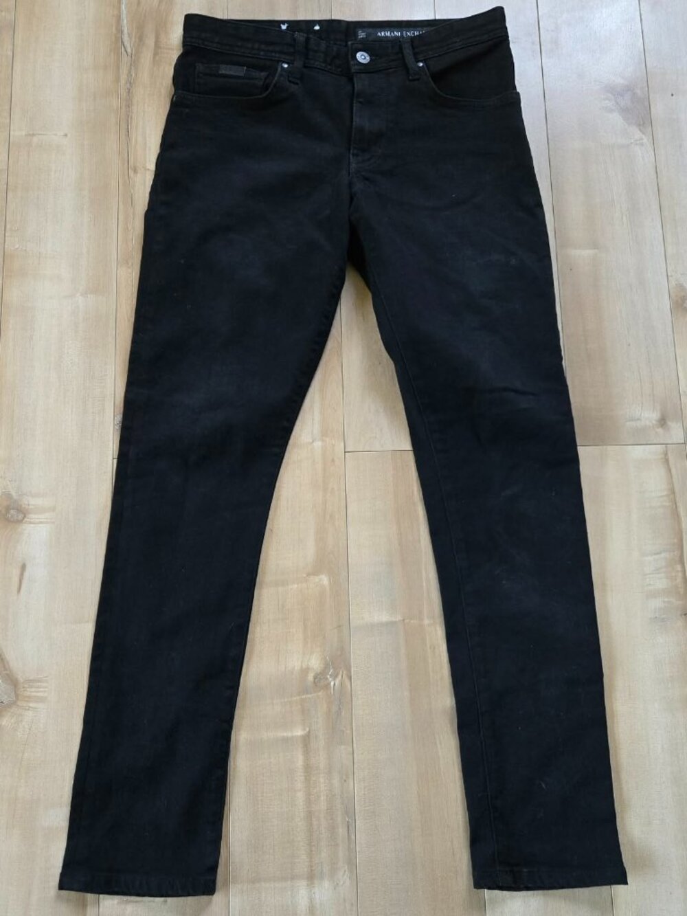 Armani Exchange A|X J14 Skinny Black Jeans Size 29 Women's Stretch Denim